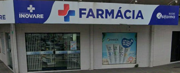 Fachada Farmácia Inovare